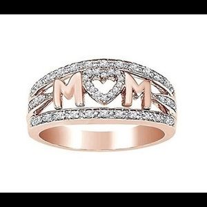 Rose Gold Mom Ring